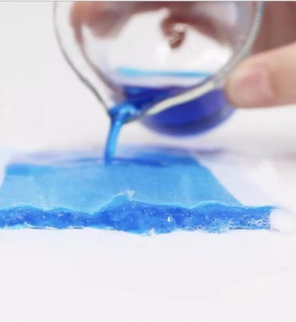 Unique distribution layer, lead menstrual blood to infiltrate faster2